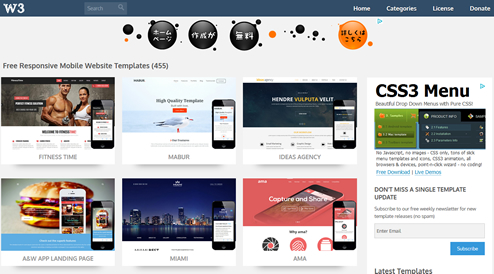 Free Responsive Mobile Website Templates Designs - w3layouts.com
