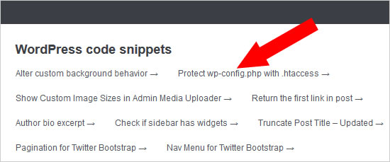 WP-Snippets